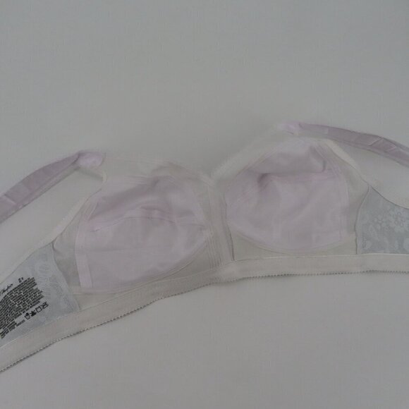 Playtex 38B Bra 18 Hour Ultimate Shoulder Comfort Wireless Unlined Wide Straps - Picture 8 of 13